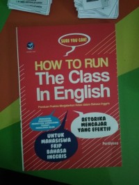 Image of Sure You Can ! How to Run the Class In English