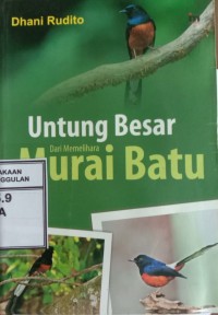 Image of Untung Besar Dari Memelihara Murai Batu