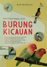 Image of Budi daya segala jenis burung kicauan