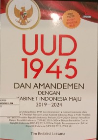 Image of uud 1945 Dan Amandemen dengan kabinet Indonesia maju 2019-2024
